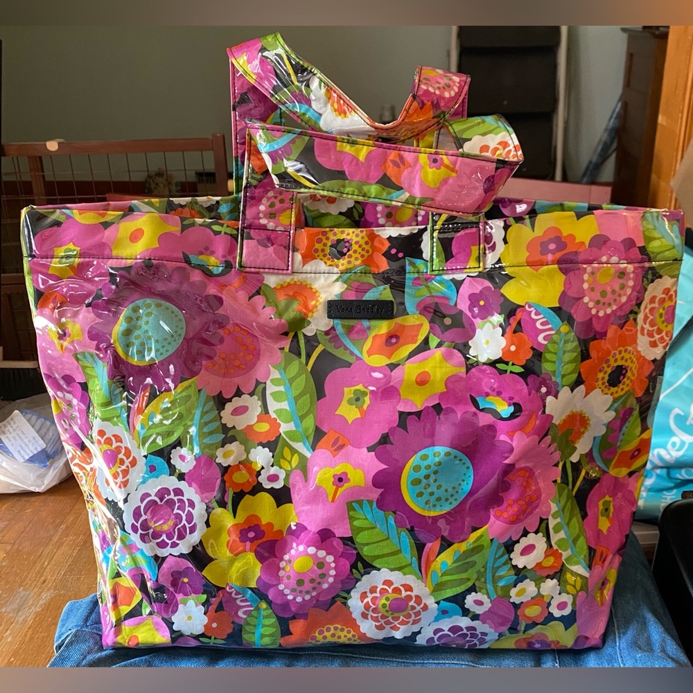RARE Vera Bradley Colorful Floral Tote Bag
